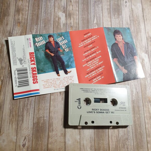 Ricky Skaggs Loves Gonna Get Ya Cassette Tape 1986 Record Country Music Album - Picture 3 of 3